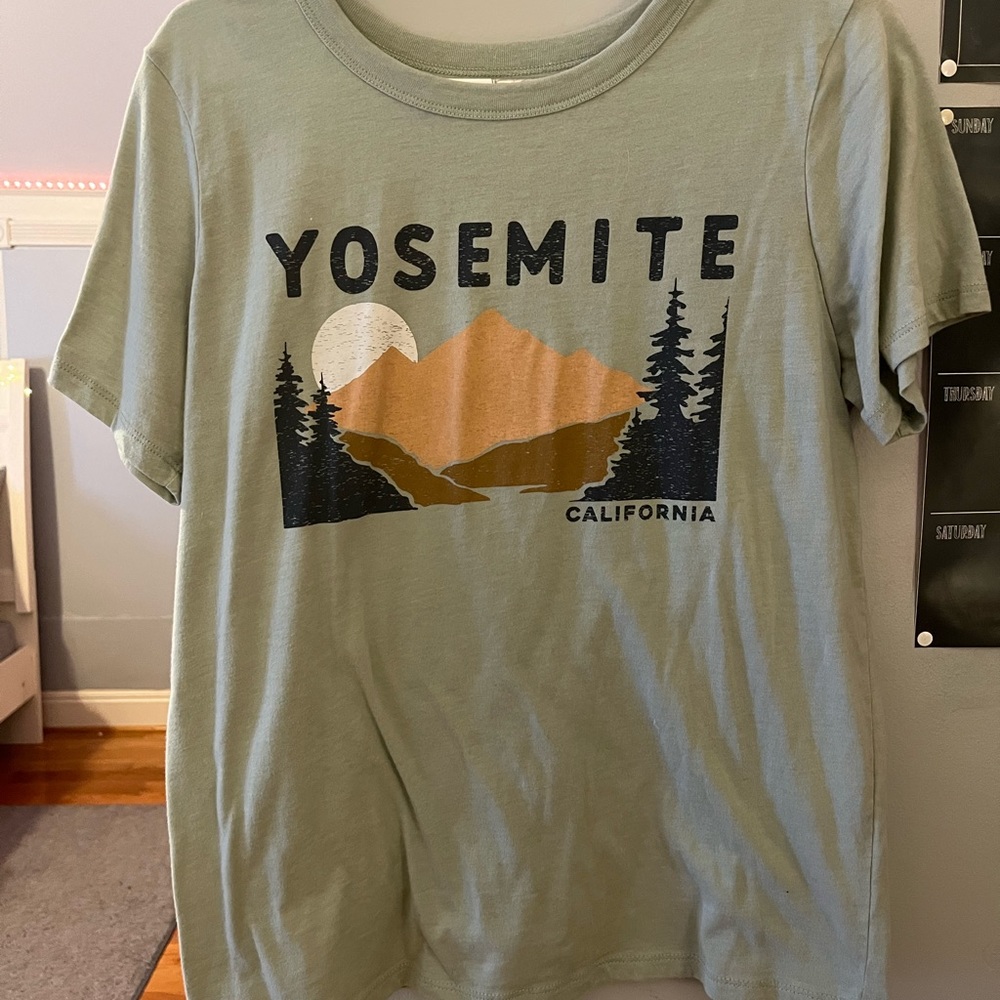 Light Green woman’s shirt. From target. Zoe and Liv brand. Medium.